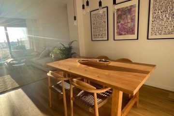 mesa de comedor de madera maziza
